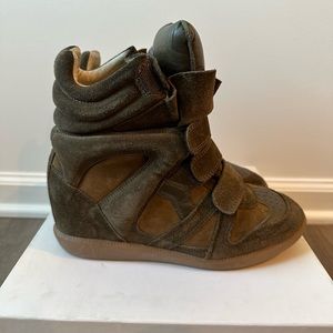 Isabel Marant Bekett Leather Sneakers